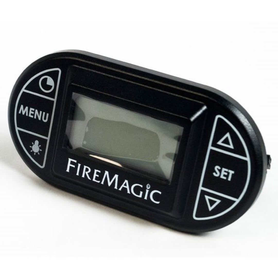 FireMagic replacement digital grill control panel 192-24182-12 LCD display module with MENU/SET and arrow buttons for FireMagic built-in gas grills
