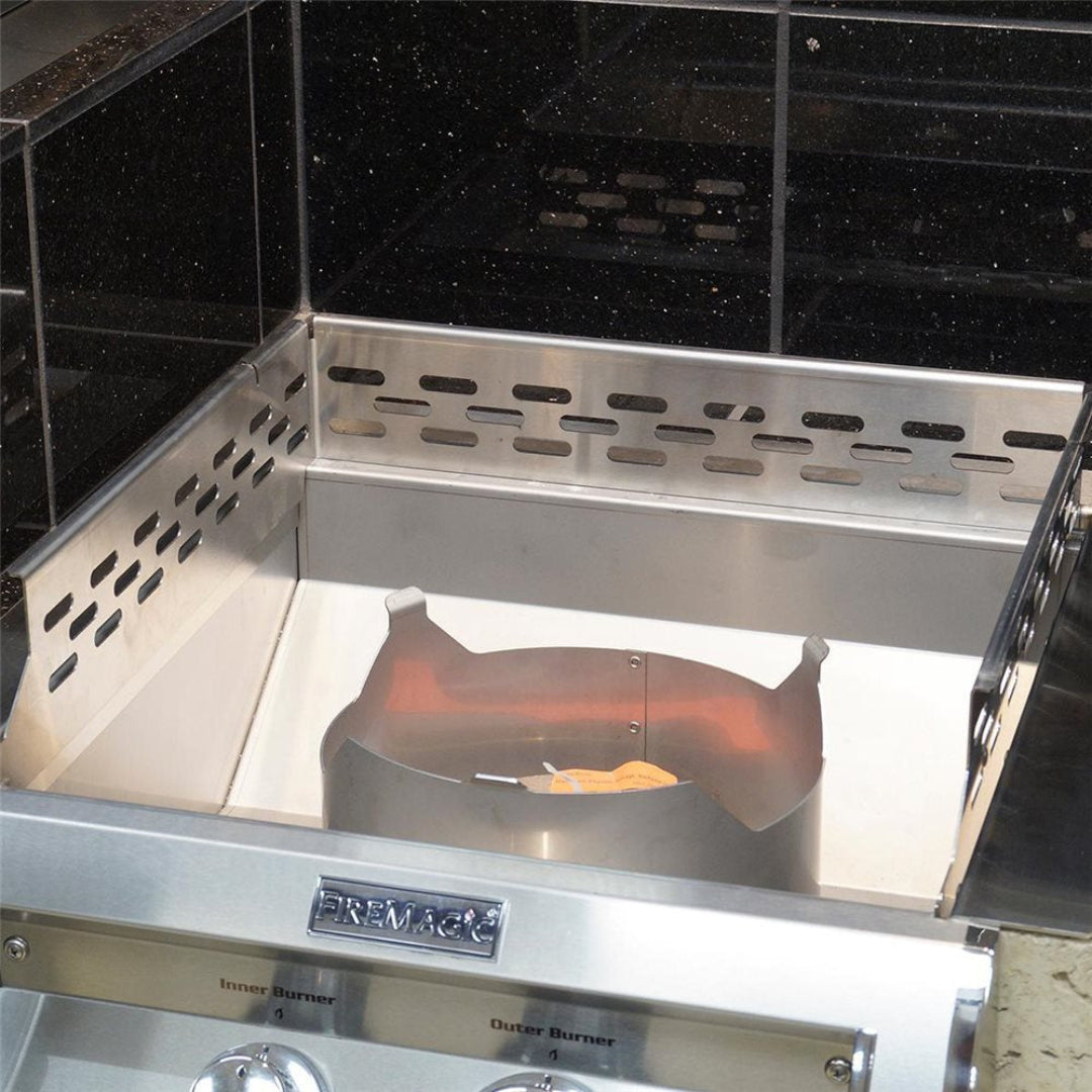 Fire Magic stainless steel center burner bowl replacement for built-in gas grills inner burner ring and heat shield insert