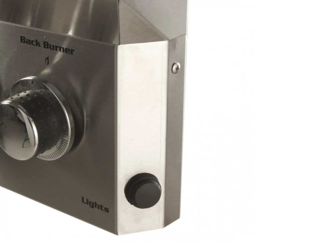 American Outdoor Grill T-Series 24-Inch 2-Burner Gas Grill On In-Ground Post with Backburner & Rotisserie - 24NPT