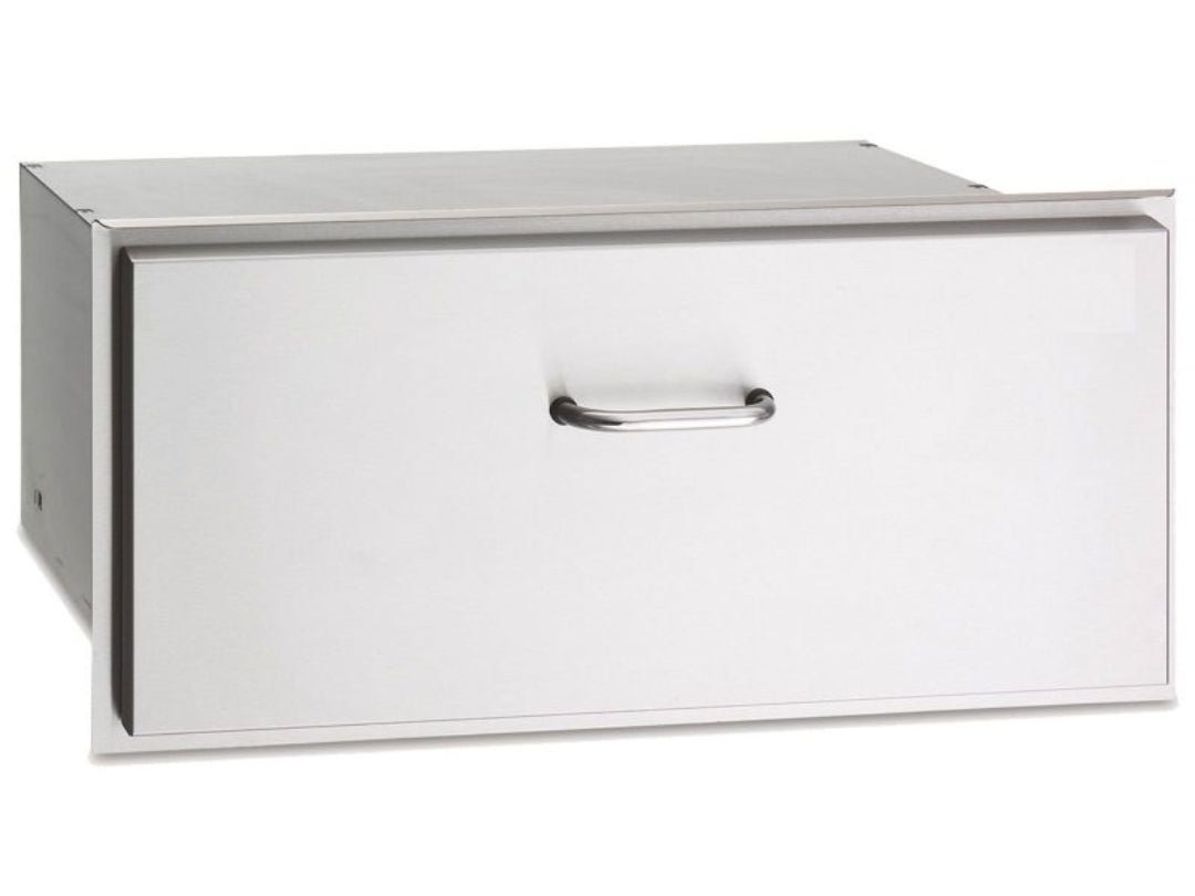 33830-S stainless steel outdoor kitchen built-in single pull-out storage drawer with tubular handle