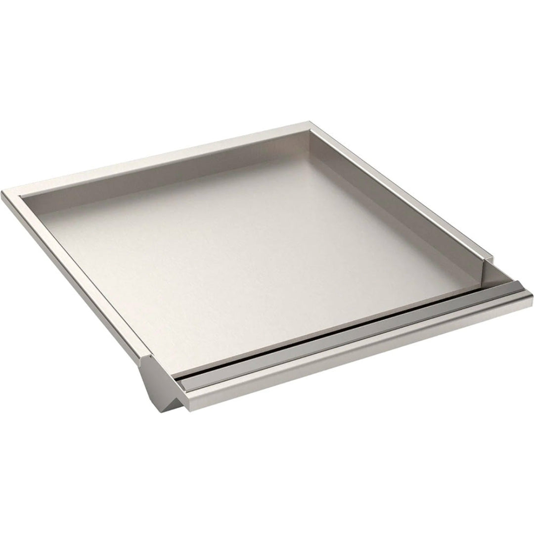 Vine & Flame 3515A stainless steel removable low-profile grease drip tray for built-in outdoor gas grills replacement grill drip pan with front grease channel