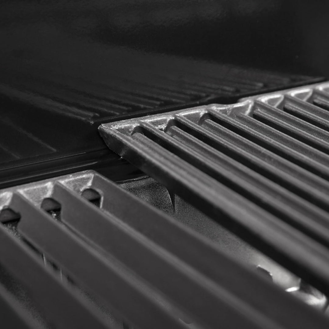 Cooking Grates – Broil King – Crown Series – Cast Iron Grids – Close-Up View – Heavy-Duty Build – Non-Stick Surface