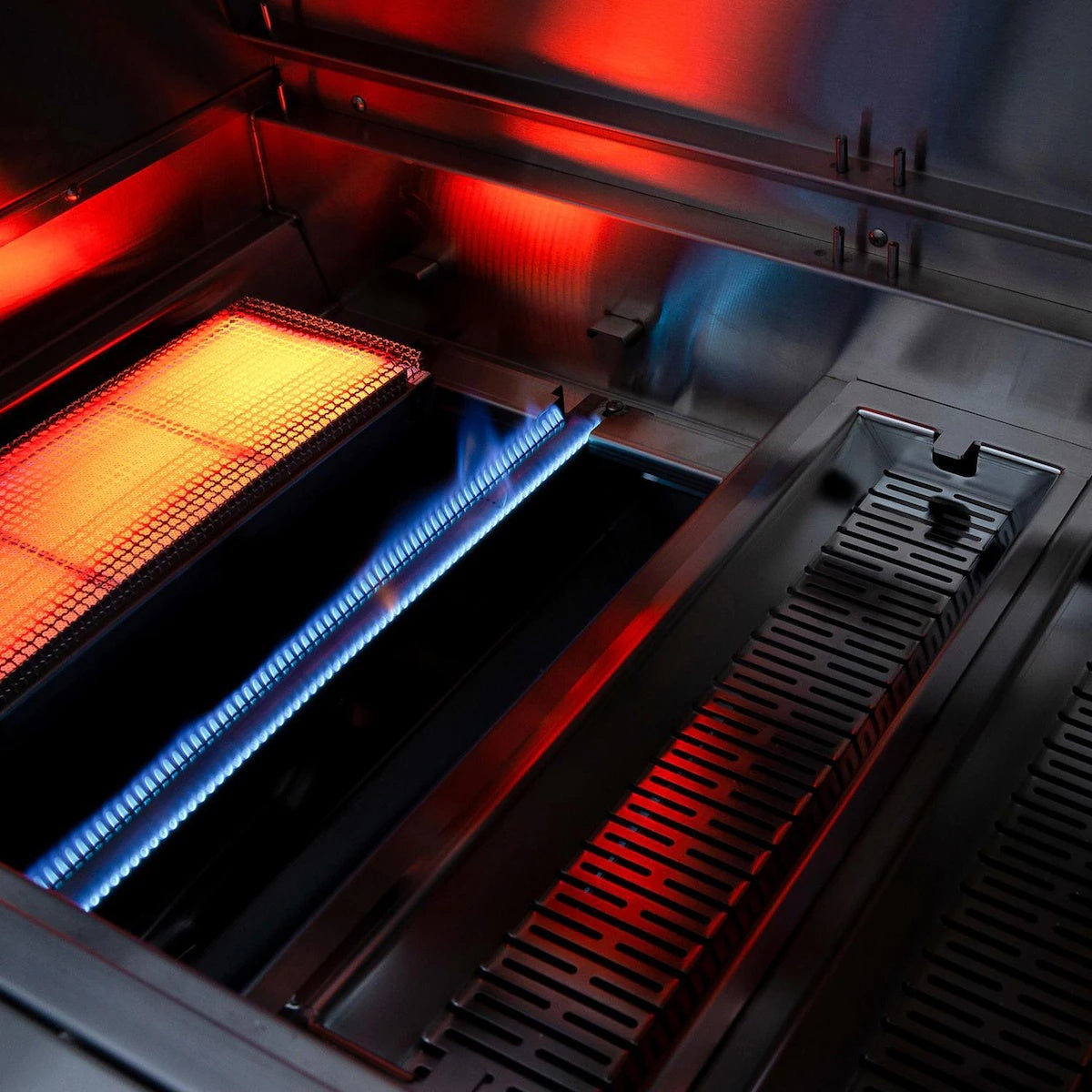 Built-In Grill, American Made Grills, Muscle 54", Propane, Infrared Burner, Blue Flame Ignition, Nighttime Illumination