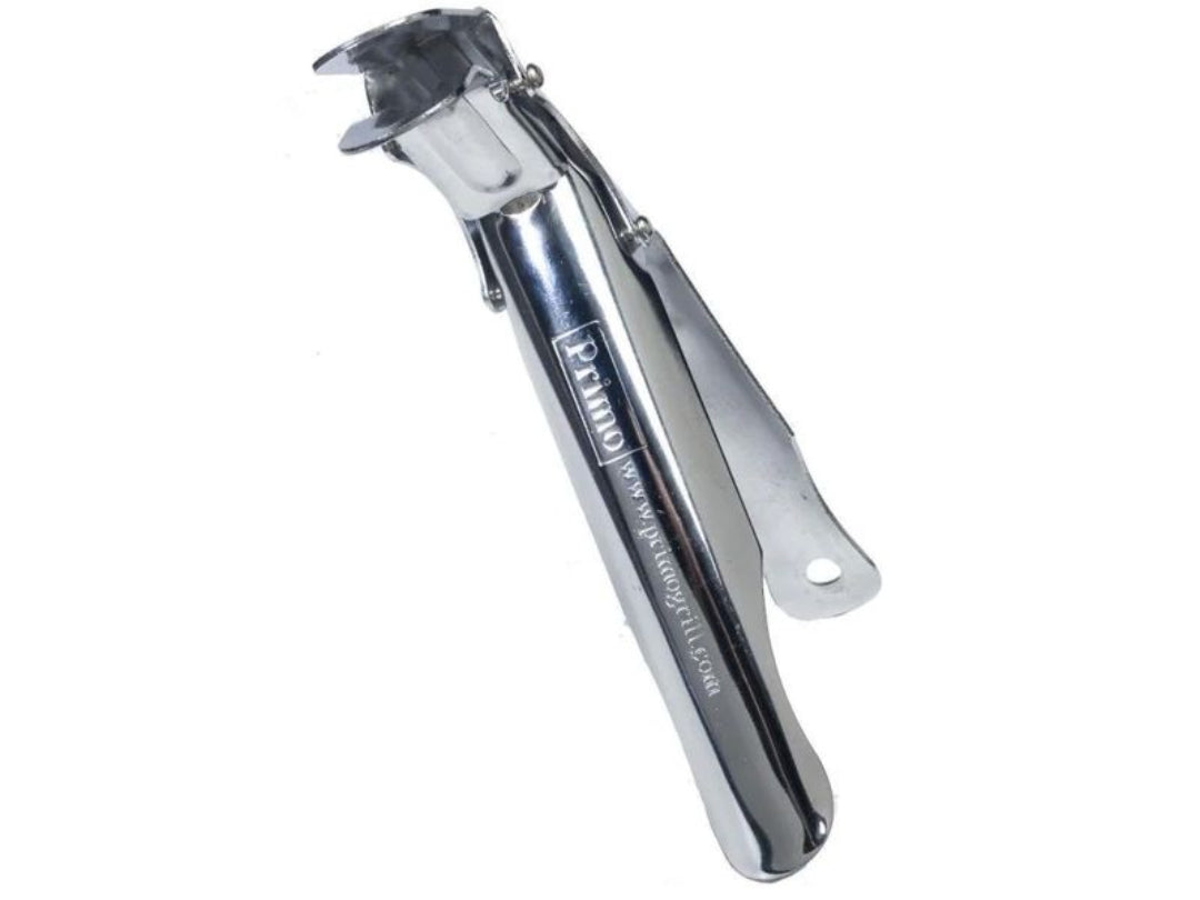 Primo stainless steel grill grate lifter PG00777, hinged long-handle grate lifter tool for Primo kamado ceramic grills