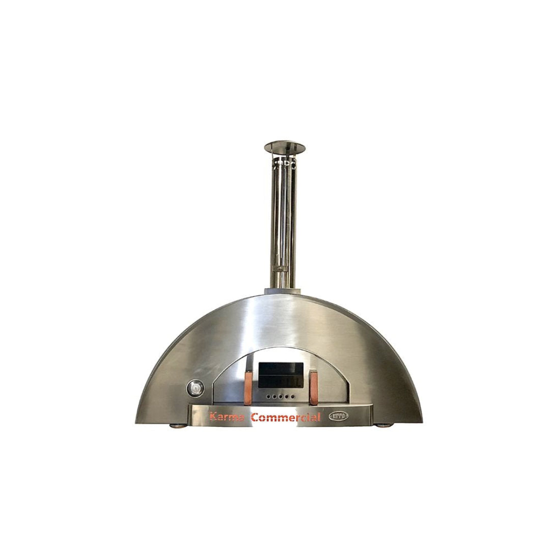 Pizza oven, WPPO, Karma Series, 55-inch stainless steel wood-fired model with digital controls