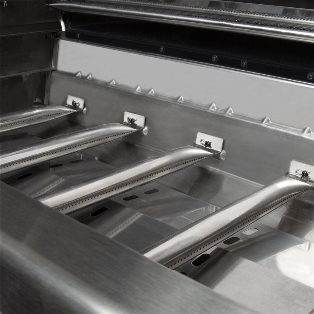 304 stainless steel cookbox replacement for Imperial XLS gas grill with 4 tubular burners and stainless heat distribution plates