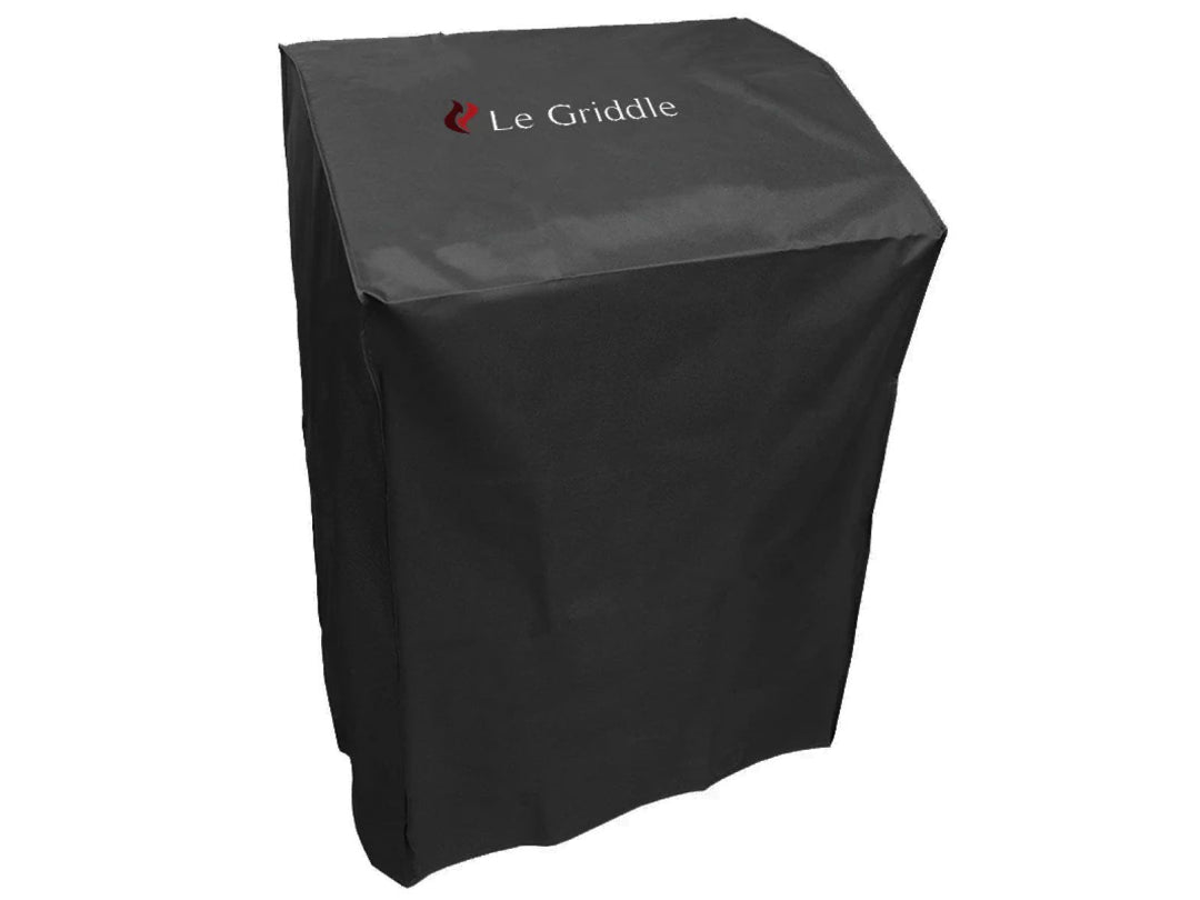 A black nylon cover for a 30-inch Original Gas or Electric Griddle, featuring the 'Le Griddle' logo on the top front.
