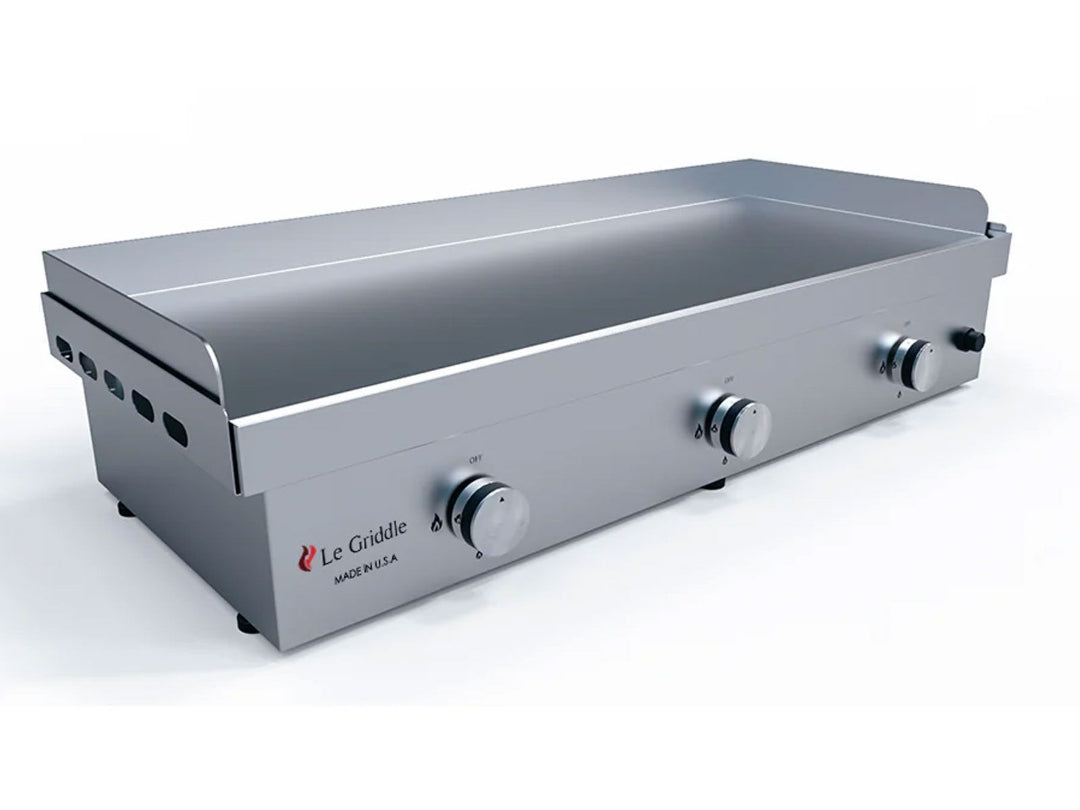 Le Griddle "The Big Texan" 41-Inch Built-In / Countertop Triple-Burner Gas Griddle - GFE105
