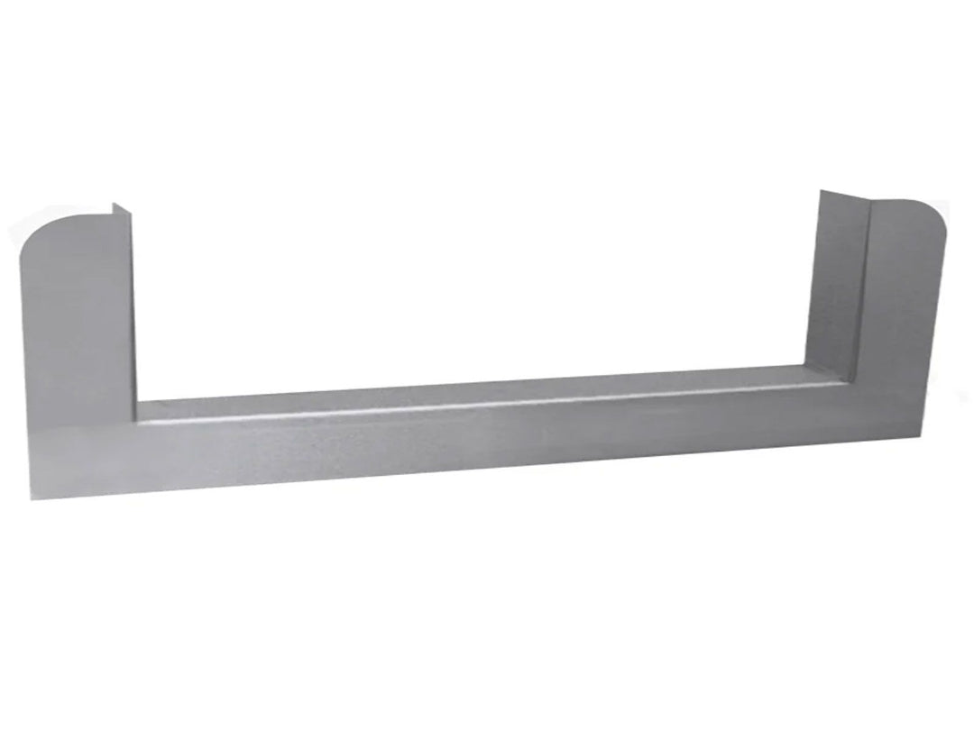 A stainless steel trim kit designed for built-in installation on a Le Griddle 41-inch Triple Burner Gas Griddle.