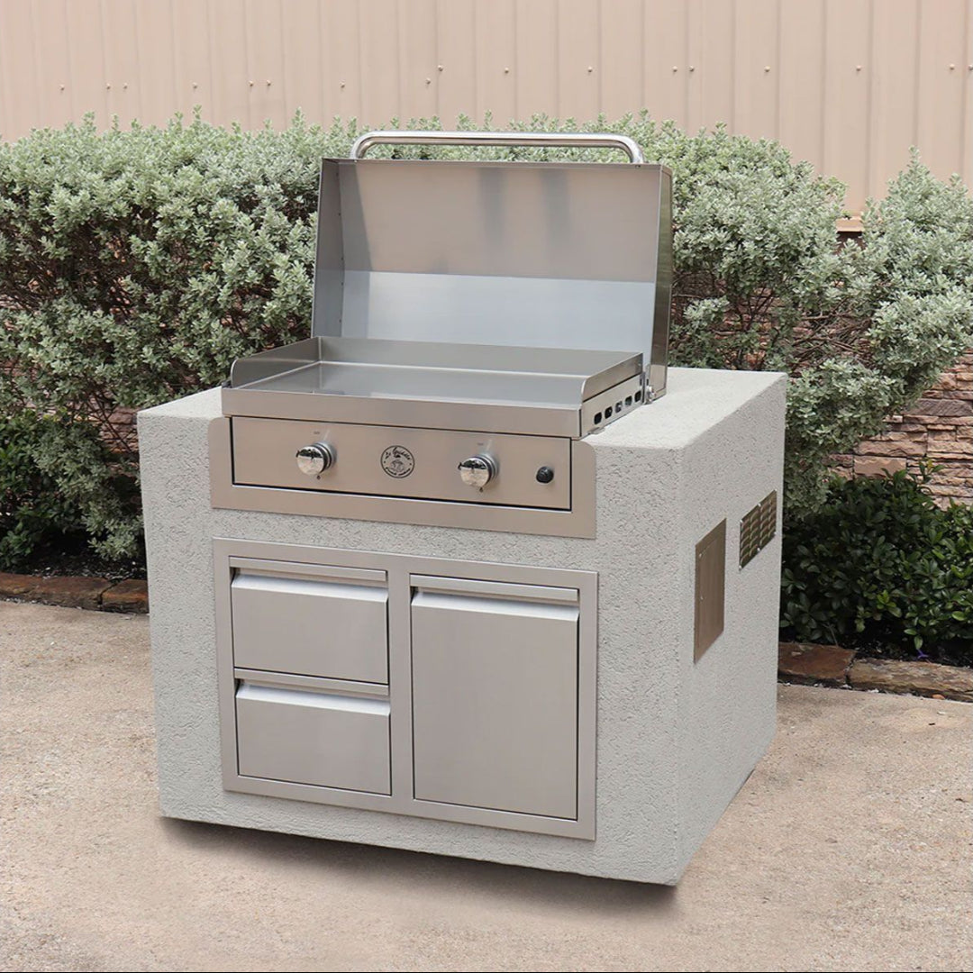 Le Griddle 41-Inch Trim Kit for Built-In “The Big Texan” Gas Griddle - GFFRAME105