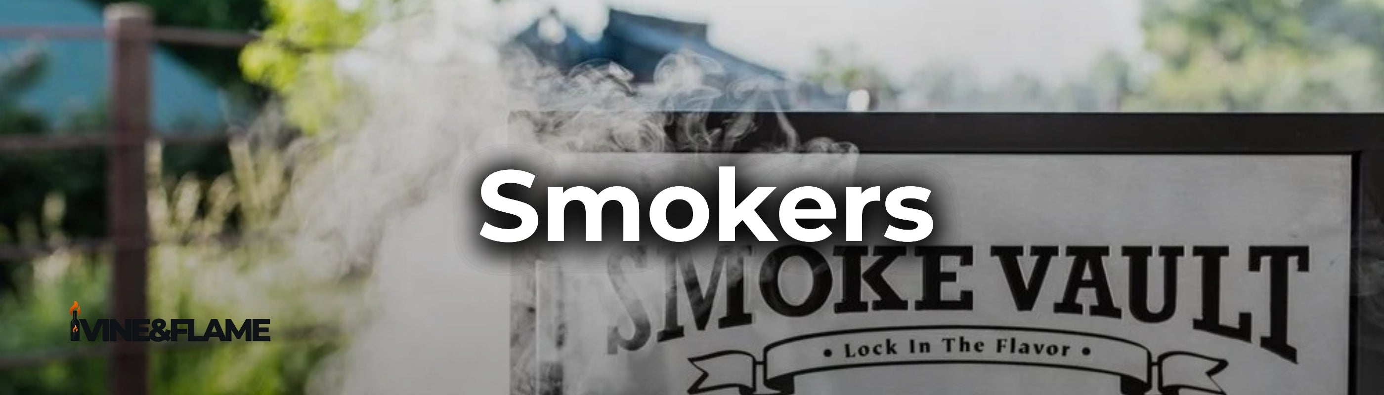 Pellet and gas smokers from Broil King, Camp Chef, and Blackstone for ribs, brisket, and chicken