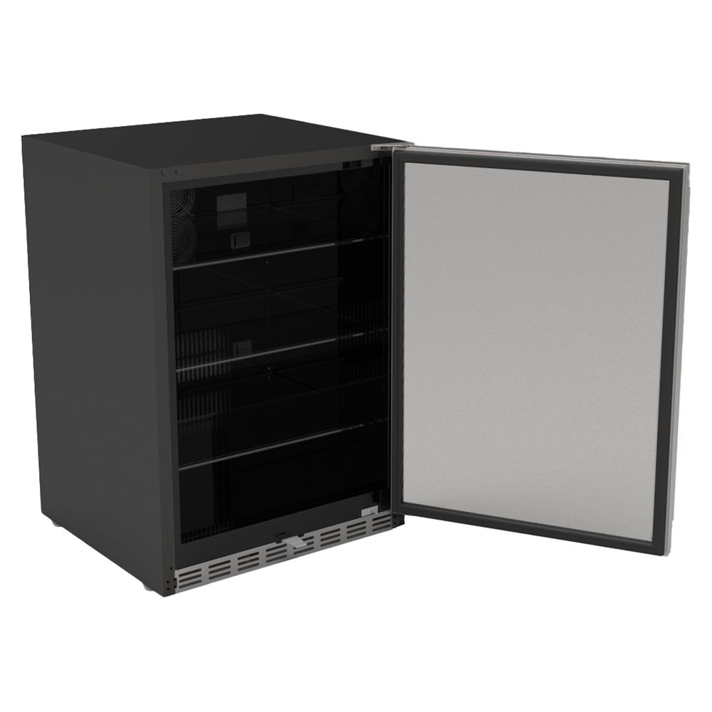 TrueFlame 24" 5.1 Cu. Ft. Outdoor Rated Fridge with Glass Door - TF-RFR-24G