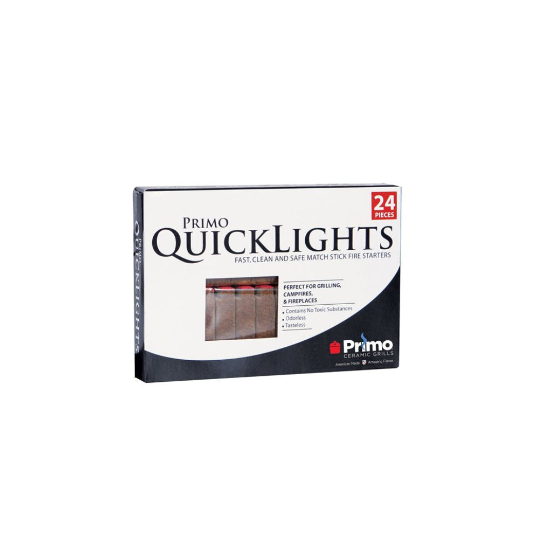 Primo QuickLights 24-piece match stick fire starter box for grilling, campfires and fireplaces — Primo Ceramic Grills