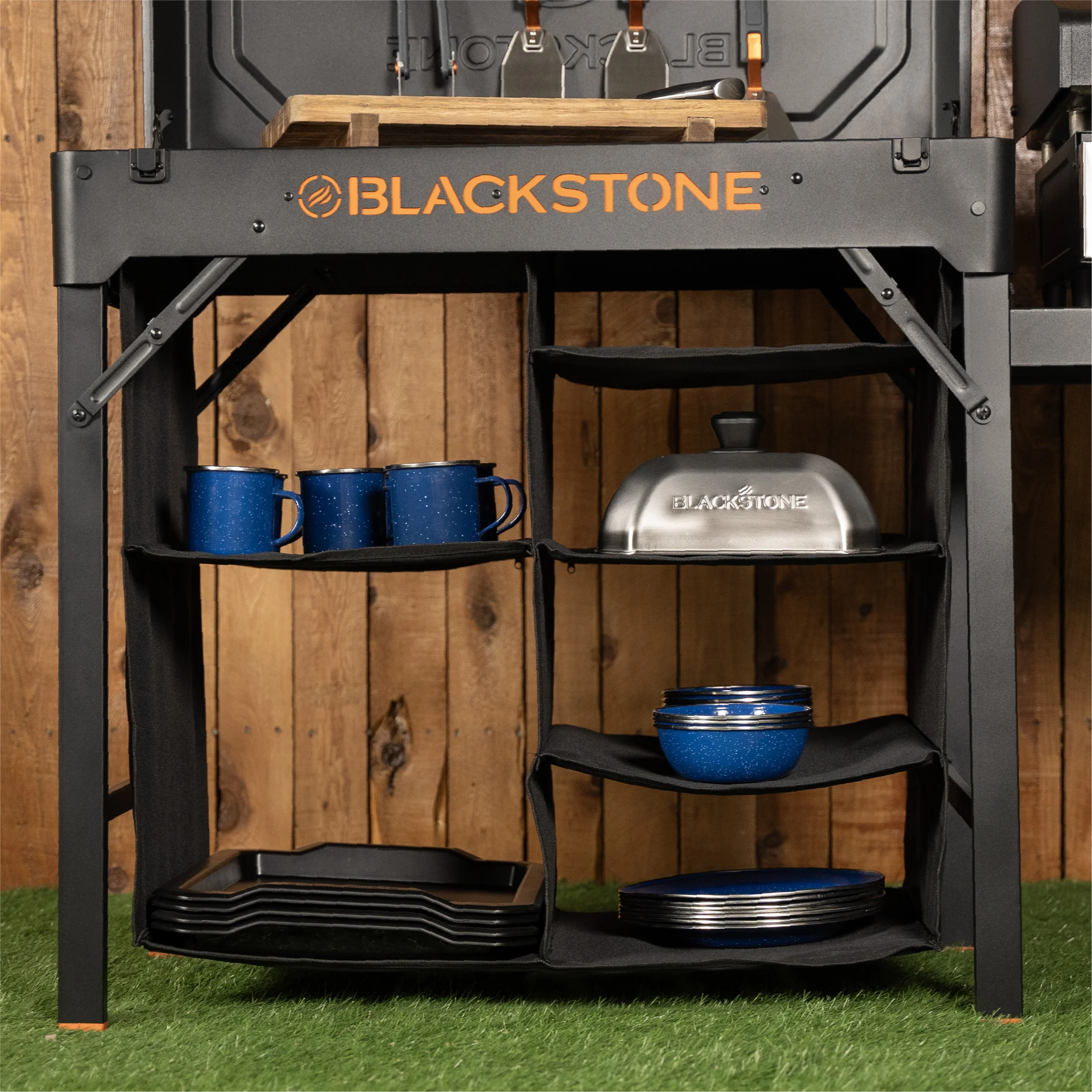 Blackstone On-The-Go Prep Cart with Foldable Table and Storage - 2237
