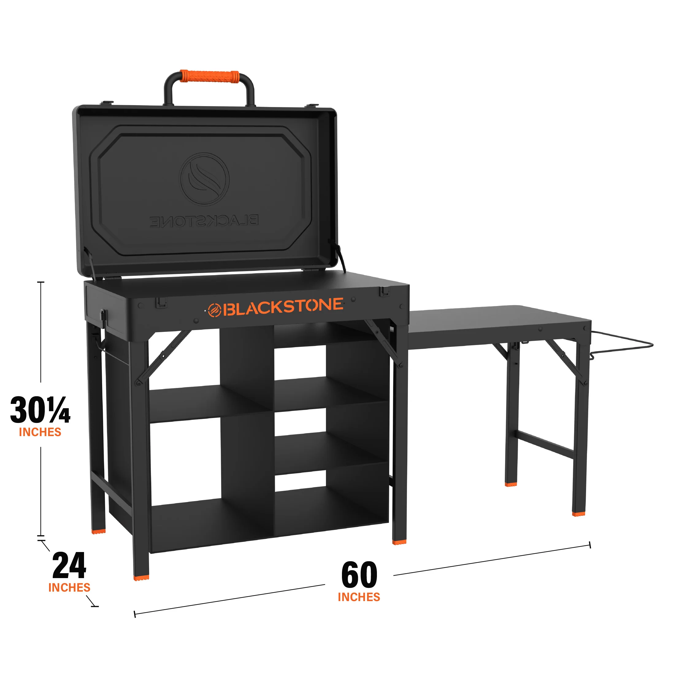 Blackstone On-The-Go Prep Cart with Foldable Table and Storage - 2237