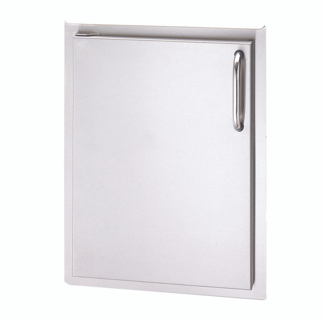 Fire Magic 33920-sl stainless steel outdoor kitchen access door with recessed frame and right-side tubular handle for grill island storage