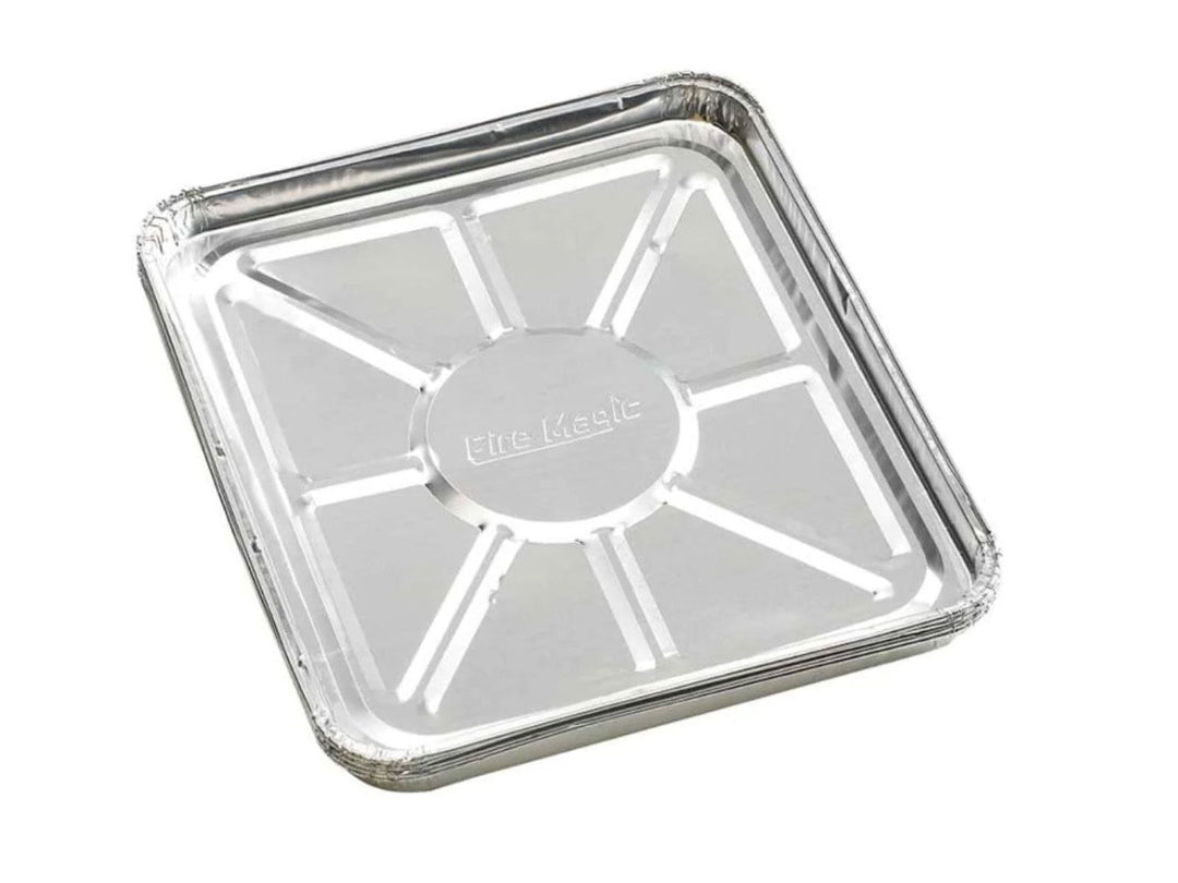 Fire Magic replacement disposable aluminum drip pan tray 3557-12 12-pack square grease collector for built-in gas grills