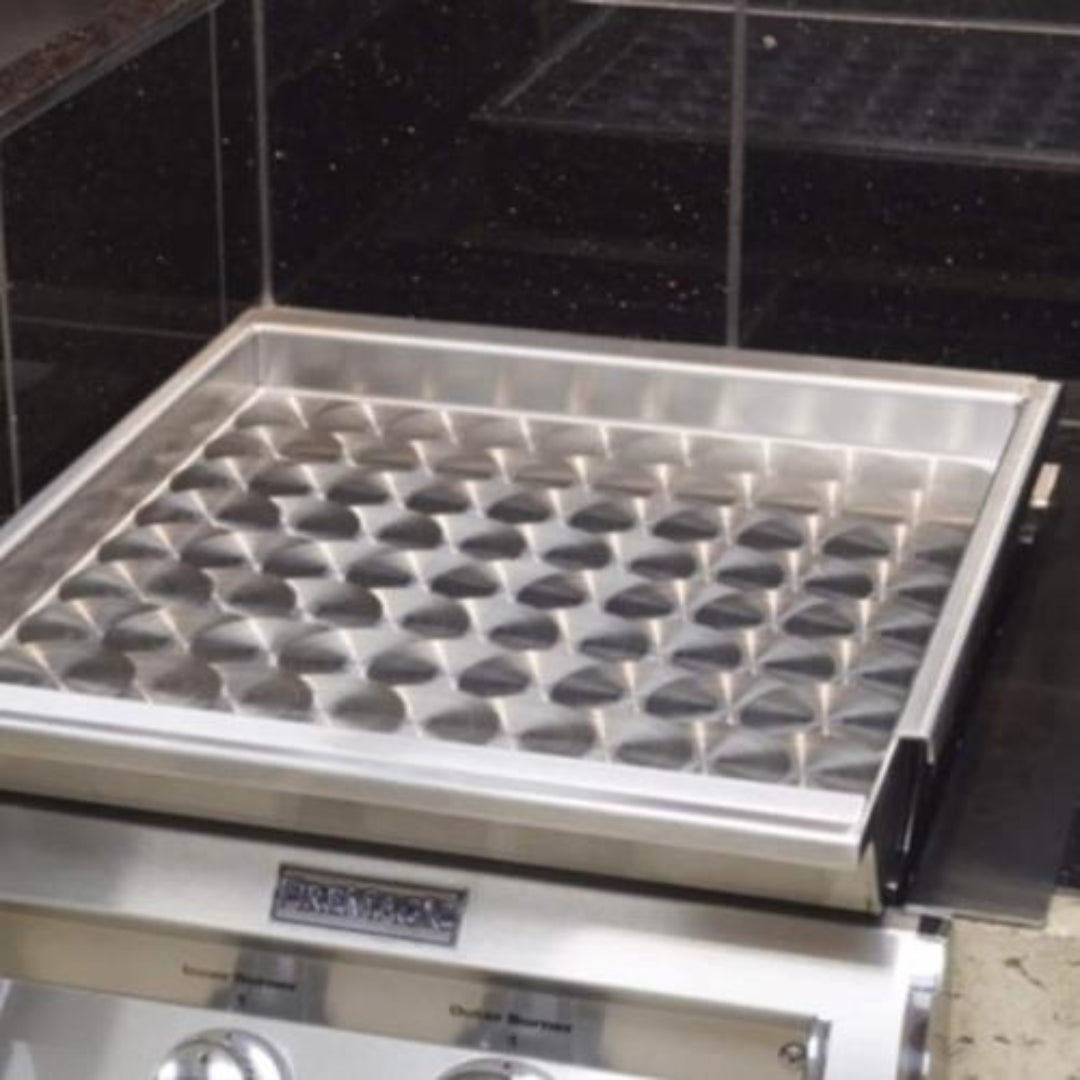 Stainless steel rectangular multi-cup grill griddle with round wells for making sliders, takoyaki, aebleskiver and mini pancakes on gas barbecues