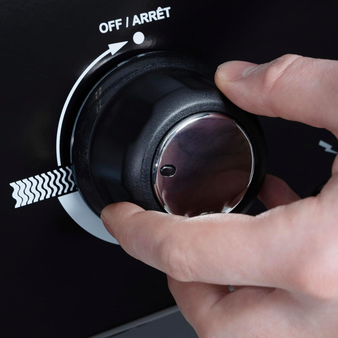 Control knob, Broil King Crown Series, propane grill, turning to ignite position