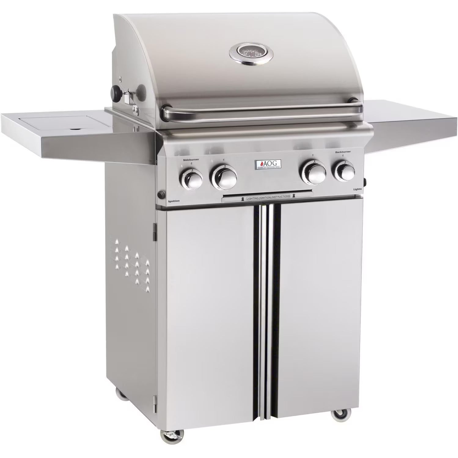 American Outdoor Grill "L" Series Portable 24-Inch 2-Burner Propane Gas Grill (24PCL-00SP)