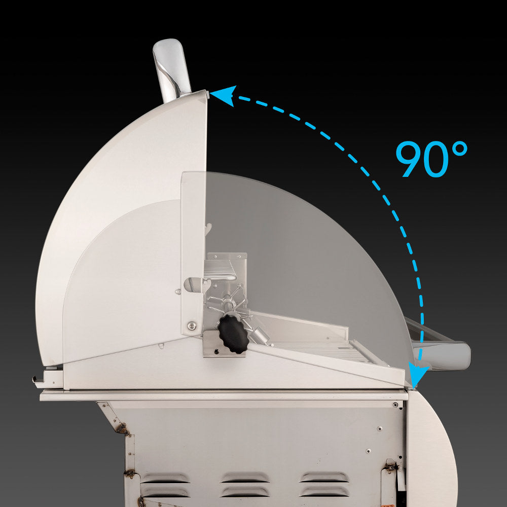 Fire Magic Aurora 30-Inch Built-In Natural Gas Grill with Analog Thermometer, 540 sq. in. Cooking Area, Precision Control (#A540I-7EAN)