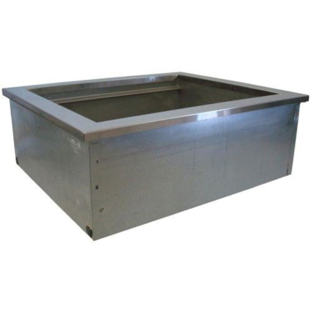 Fire Magic 3220-50 insulated stainless steel square drop-in liner for built-in fire pits and outdoor kitchens