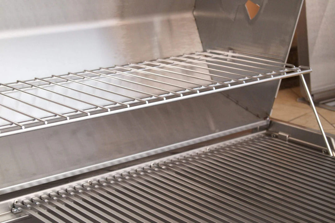 Replacement stainless steel cooking grates and warming rack for FireMagic 30-inch charcoal grill, Vine and Flame