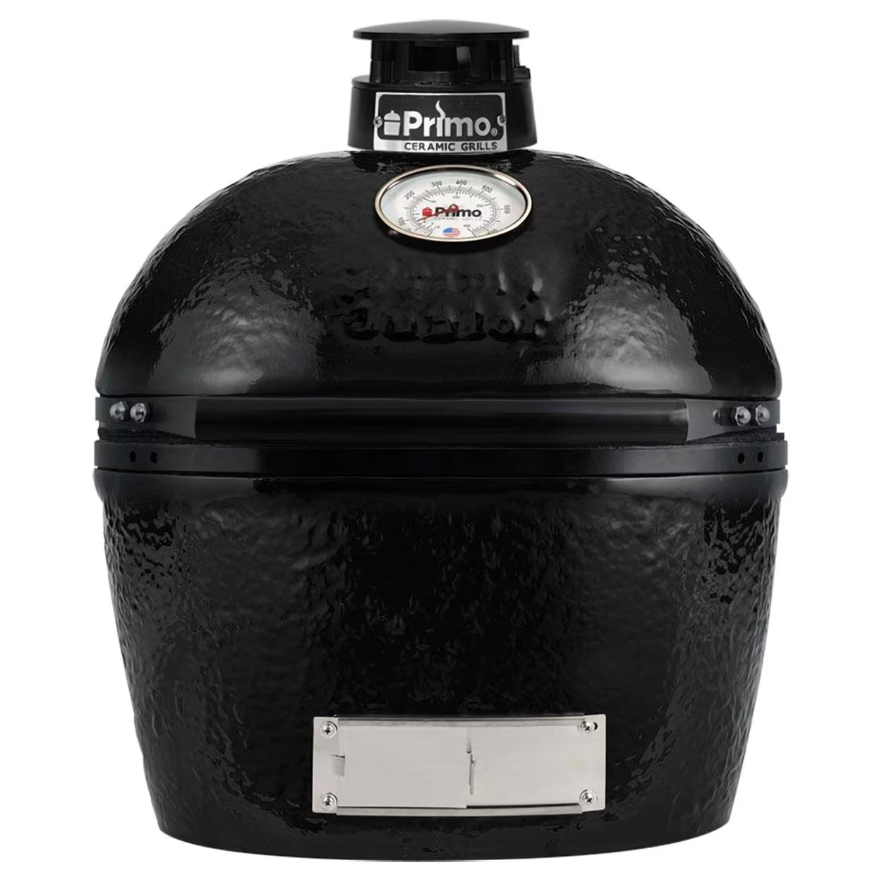 Primo Oval Jr 200 Ceramic Kamado Grill with Precision Control Top, Easy Lift Hinge, and Lower Air Control