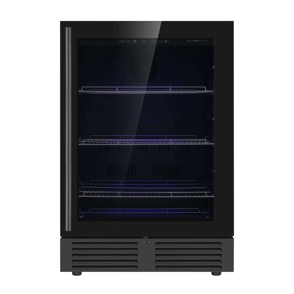 Kings Bottle 24-Inch Under Counter LOW-E Glass Door Beer Fridge
