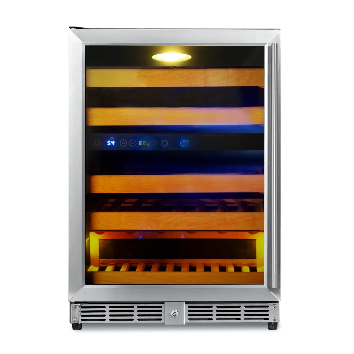 Kings Bottle 24-Inch Under Counter Dual Zone Wine Cooler