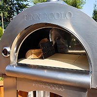 Pinnacolo Premio Wood-Fired Pizza Oven with Cart, Premium Accessory Package & High-Temperature Gloves - PPO-1-02