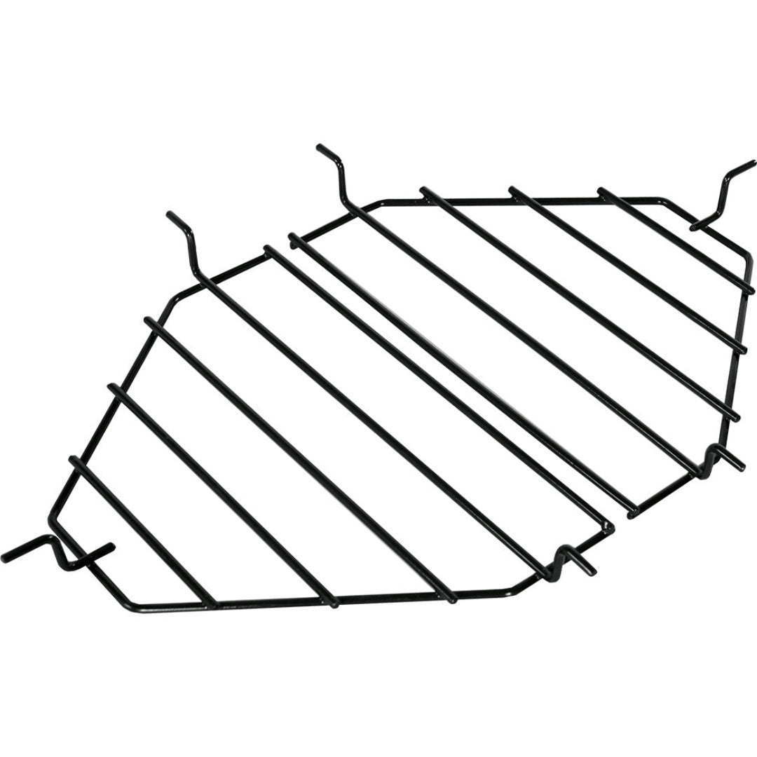 Primo XXL heat deflector and drip pan support rack PG00375 porcelain-coated black wire replacement for Primo kamado grill