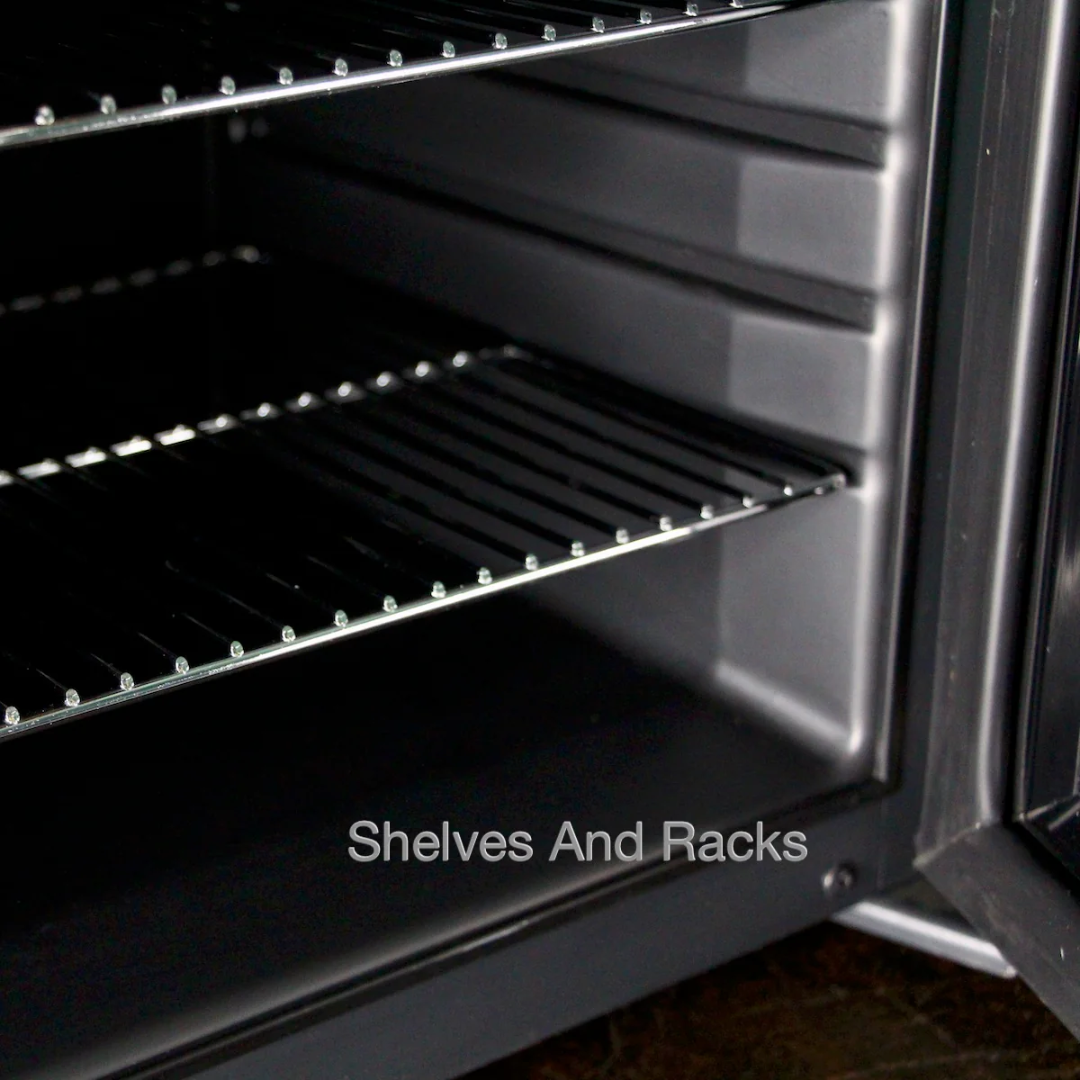 Replacement chrome wire shelf for wine cooler, adjustable wire rack inside black beverage refrigerator interior for 
