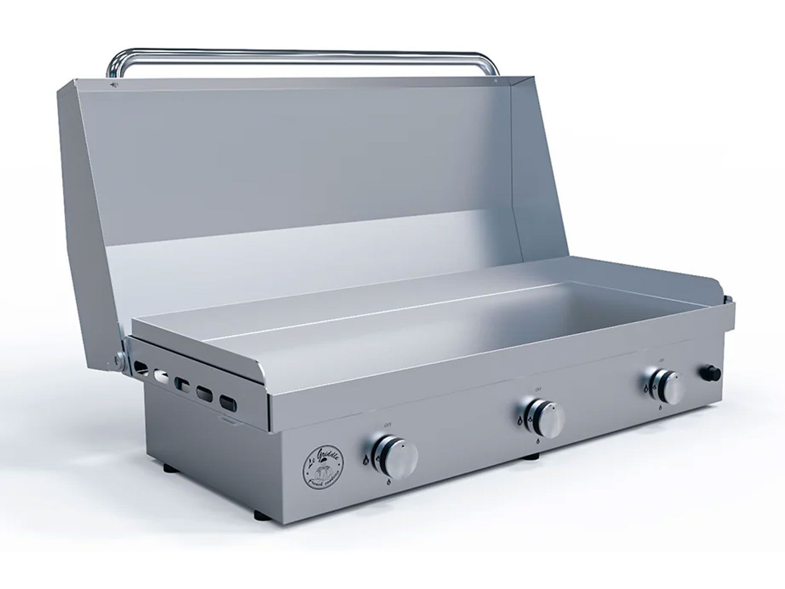 Le Griddle "The Big Texan" 41-Inch Built-In / Countertop Triple-Burner Gas Griddle - GFE105
