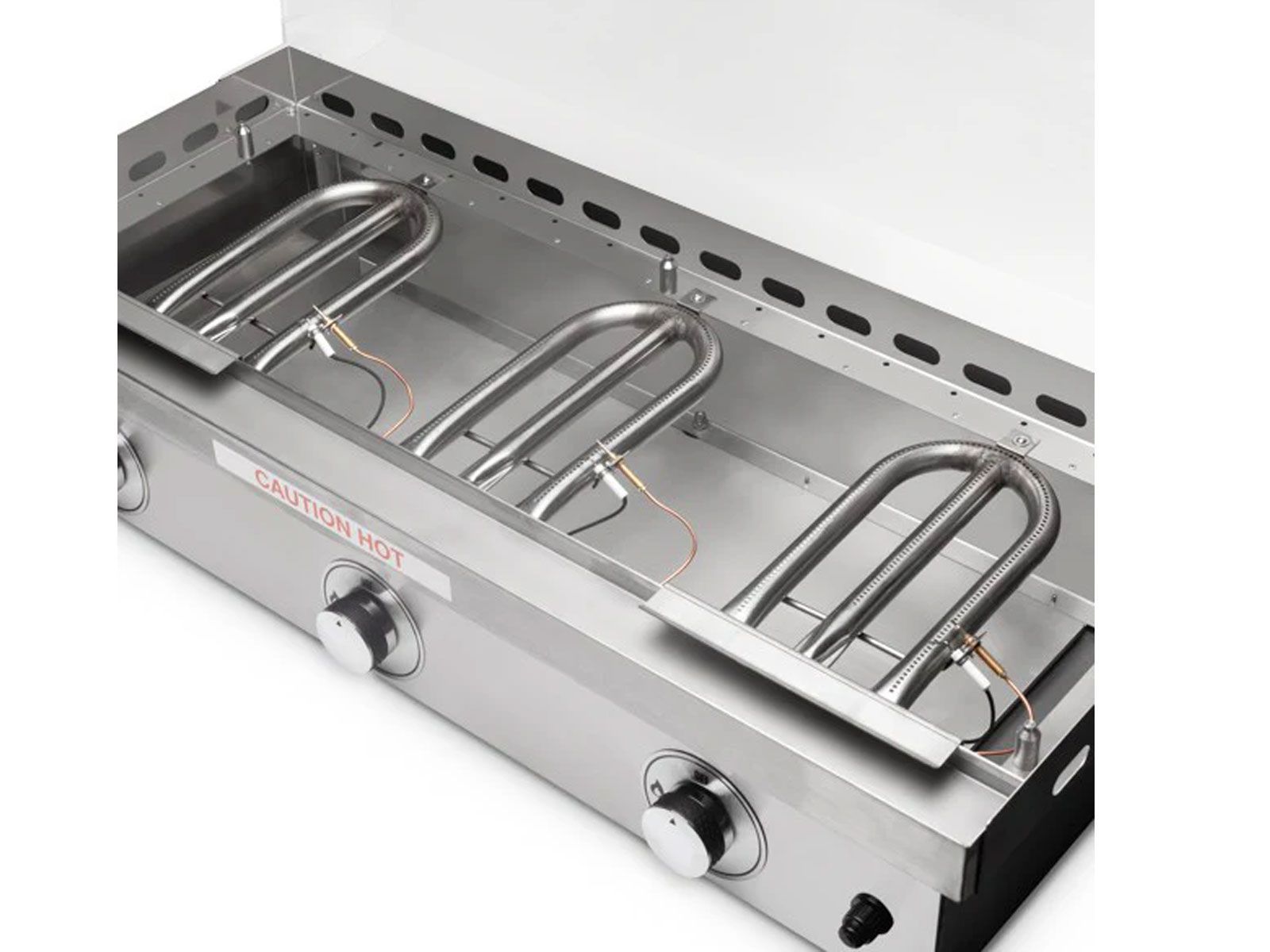 Le Griddle "The Big Texan" 41-Inch Built-In / Countertop Triple-Burner Gas Griddle - GFE105