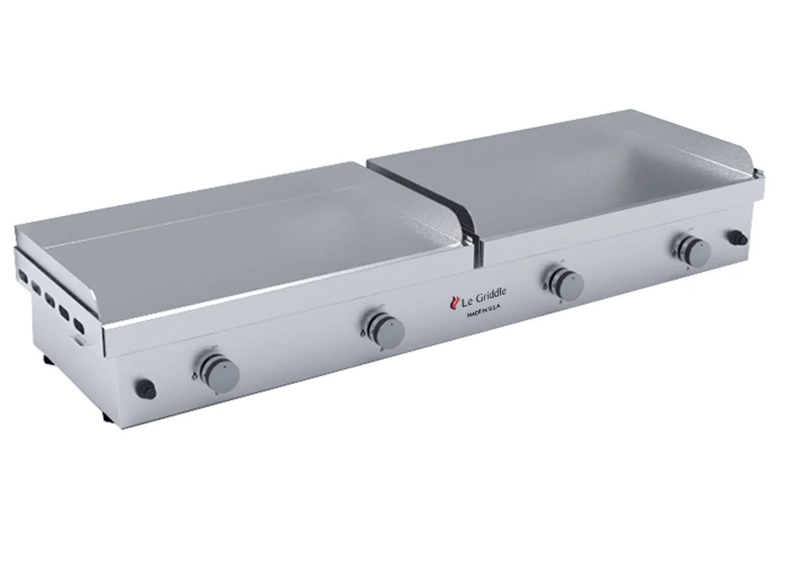 Le Griddle "The Grand Texan" 60-Inch Built-In / Countertop / Freestanding Quad-Burner Gas Griddle - GFE160